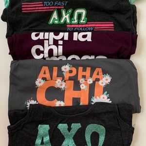 Alpha Chi Omega tank tops bundle